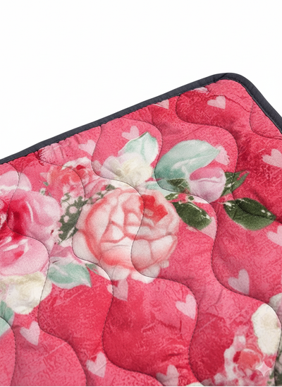 Greta™ Gesteppte Jacke Mit Romantischem Rosendruck