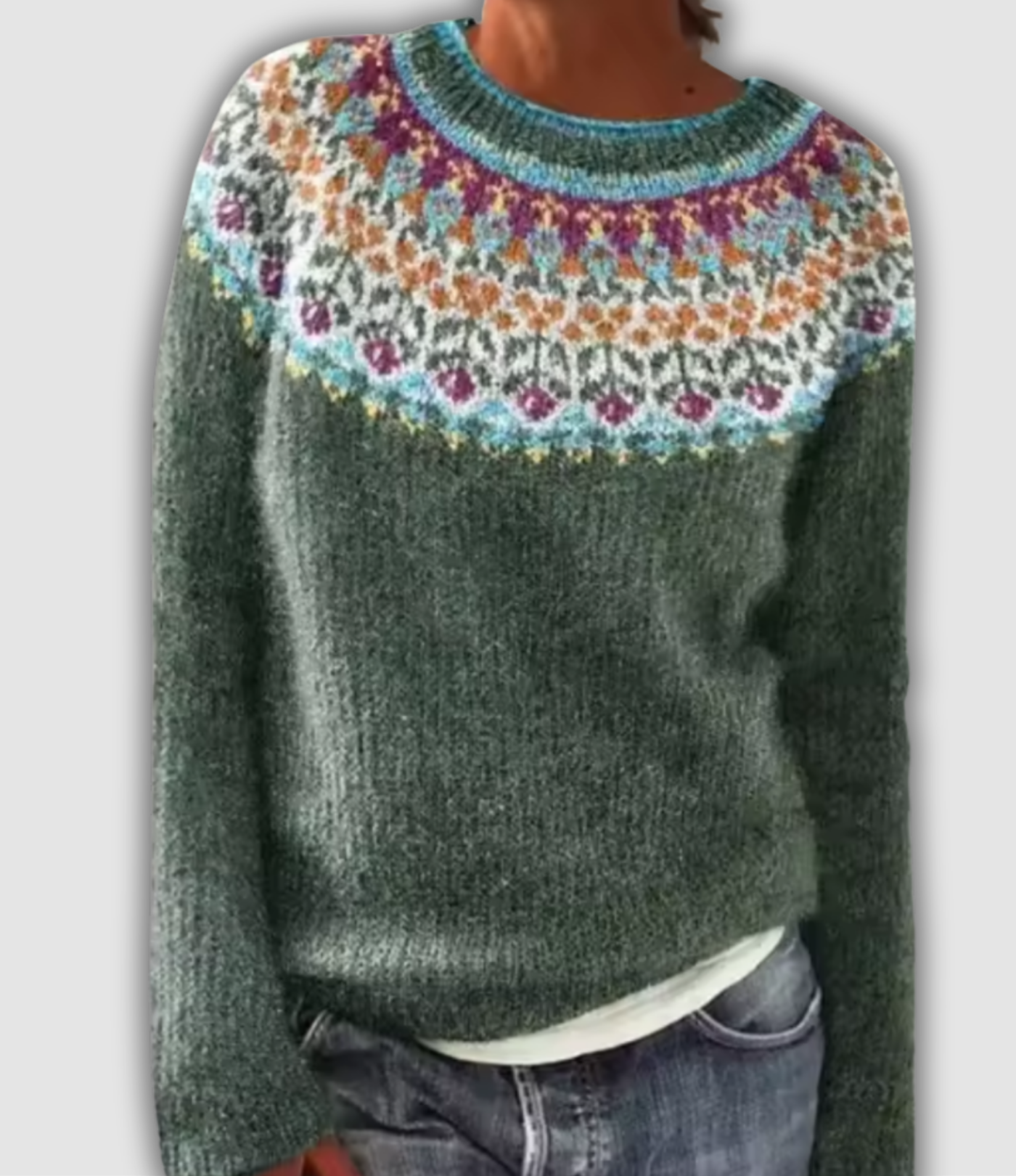 Astrid™ Gemütlicher Retro-Pullover 