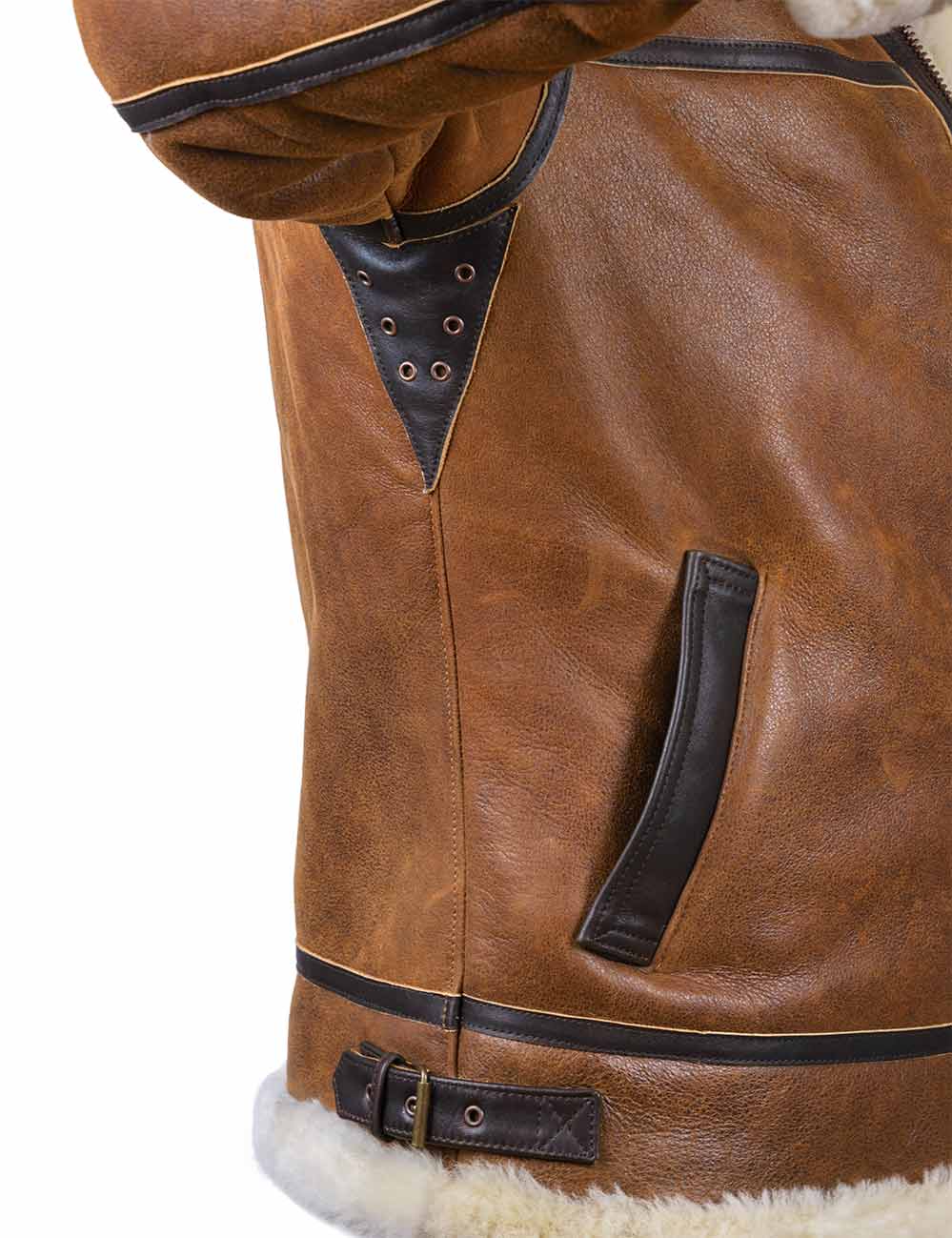 Sebastian™ Herrenbomberjacke Mit Kunstfellkapuze